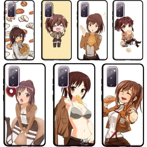 Funny Sasha Blouse Attack on Titan Case For Samsung Galaxy S20 FE S21 Ultra Note 20 Note9 Note10 S8 S10 S9 Plus S10e Coque