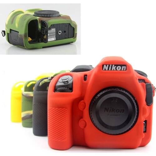 Rubber Silicone case Camera bag cover For Nikon D750 D850 D810 D600 D610 Z6 Z7 DSLR Protective Body Case shell portable