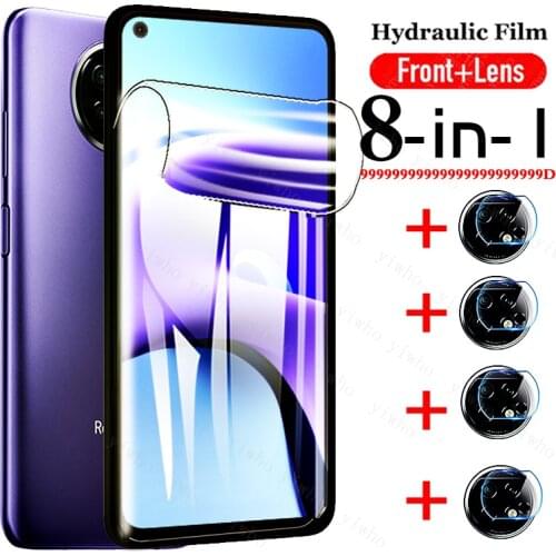 Protective Hydrogel Film for Xiaomi Redmi Note 9T 9 Pro Soft Screen Protector Redmi Note 9s Note9 Note 9T 9 T Camera Lens Glass