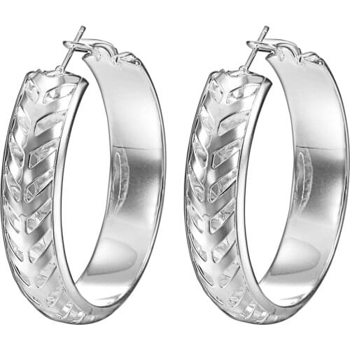 Wholesale 50mm hollow cheap silver plated round hoop earring for women special design fashion jewelry gift large round earring