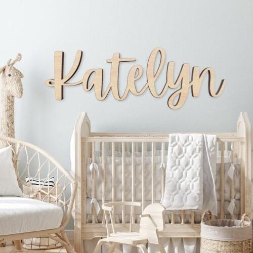 Nursery decor name sign, name sign for nursery girl, boy, over crib sign, baby name sign, family name sign, last name sign