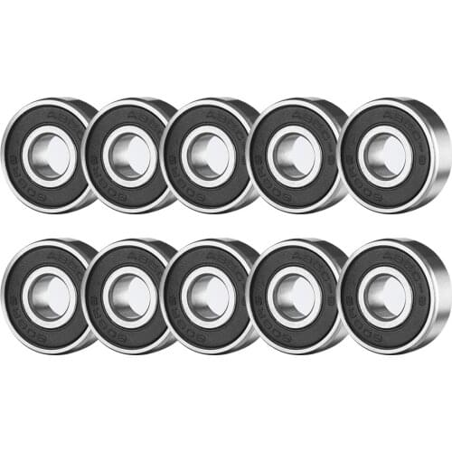 10PCS 8x22x7mm ABEC-9 608 2RS Roller Skate Wheel Bearing Anti-rust Skateboard Wheel Bearing 100% Brand New And High Quality