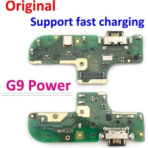 20Pcs/Lot，USB Charge Port Jack Dock Connector Charging Board Flex Cable For Moto G9 Power With Microphone Replacement Parts