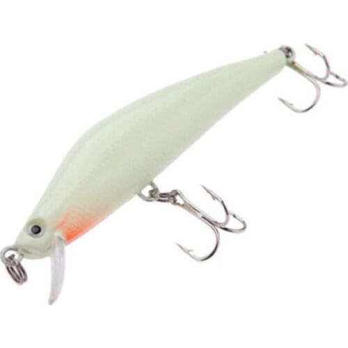50%HOT 1 pack Minnow 3D night fishing bait crank bait hook bass crank bait fishing tackle 8.2 cm fish hook
