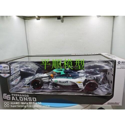GREENLIGHT CARS 1/18 2020 NTT INDYCAR series racing car #66 Alonso FERNANDO McLaren Collection of die-cast alloy car models