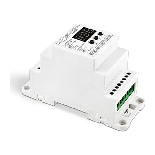 BC-835-010V-DIN transfer DMX512/1990 signal to 0-10V signal DIN RAIL led decoder