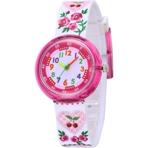 Brand New Fashion Cute Harajuku The Flower Girls Boys Children Watch SportS Jelly Watch Women HOT Birthday Gift Wrist Watch