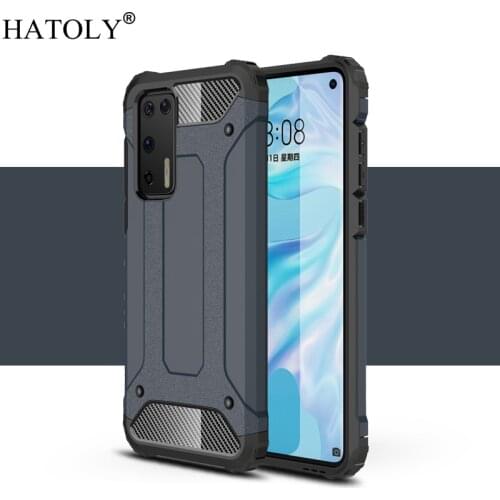 For Huawei P40 Case Cover Anti-knock Rugged Silicone TPU Bumper Armor Hard Back Cover For Huawei P40 Phone Case For Huawei P40