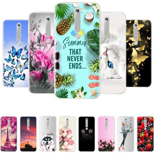 For Nokia 6.1 Nokia6.1 Phone Case Soft TPU Silicone Case For Nokia 6.1 2018 / For Nokia 6 2018 TA-1068 TA-1043 Case Back Cover