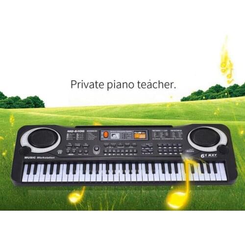 61 Keys Digital Music Electronic Keyboard Key Board Electric Piano Education Electronic Keyboards Pianos Kids Gifts