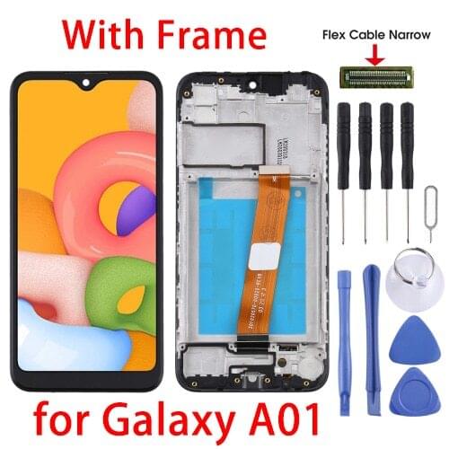 5.7 ″ For Samsung Galaxy A01 Display LCD Screen&Digitizer Full Assembly&Frame For Galaxy SM-A015F/DS,SM-A015G/DS,SM-A015M/DS