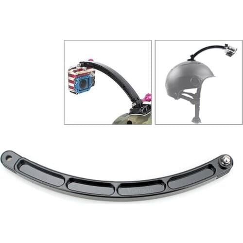 For Go Pro Accessories Helmet Extension Arm Kit Self Photo Mount For Gopro Hero 4 3+ 2 for Xiaomi for Yi for SJCAM