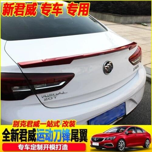 Suitable For Buick 17-20 New Modified Tail, Regal Decoration Special Non Perforated Paint Sports Blade Tail