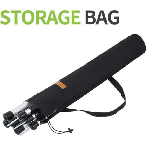 Outdoor Camping Equipment Canopy Tent Poles Tent Peg Trekking Pole Fishing Rod Storage Bag Holder Fishing Tackles Bag Pouch