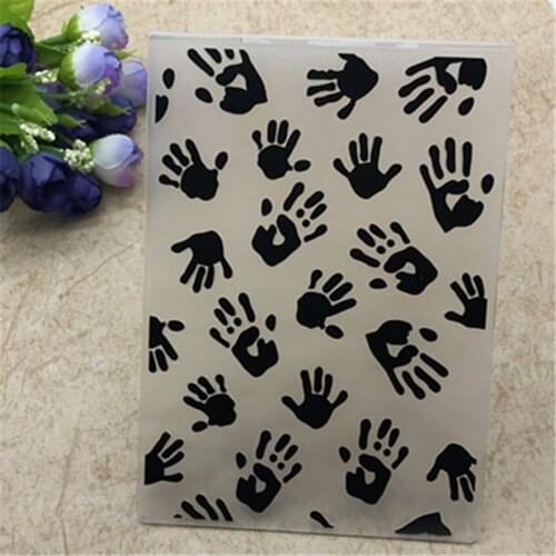 PLASTIC EMBOSSING FOLDER Sporadic palm DIY scrapbook album card packing decoration cutting dies paper craft making