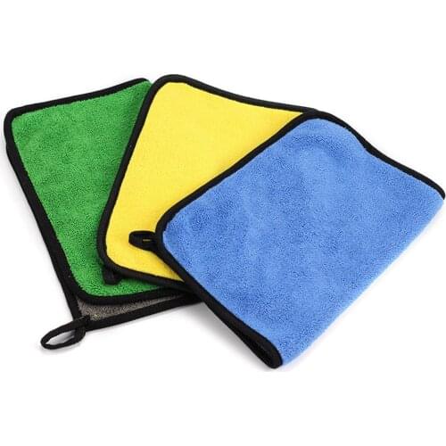 20*30CM Car Wash Microfiber Towel Car Cleaning Drying Cloth Hemming Car Care Cloth Detailing Car Wash Towel