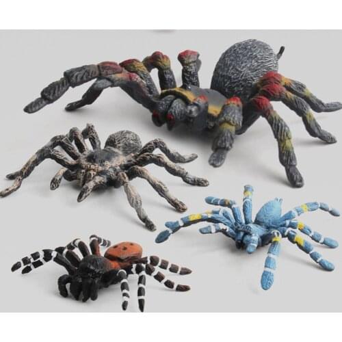 Realistic 3D Spider Wild Insect Model Prank Halloween Trick Prop Kids Toy Gift