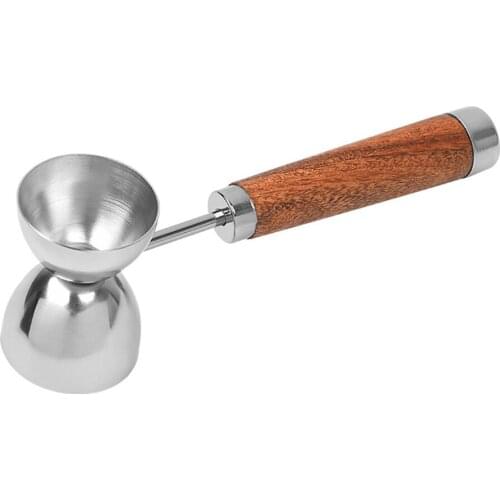 Cocktail Strainer Measuring Cup Piece Bartender Kit Kitchen For Home Bars Parties And Traveling Stainless Steel Mixing Spoon