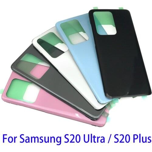 For Samsung Galaxy S20 Plus / S20 Ultra Back Battery Glass Cover Rear Door Housing Case Replacement