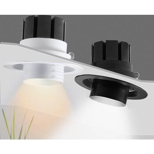 LED Adjustable focus Downlight 3W 5W 7W 220V led Ceiling Lamp LED Spot Lighting Bedroom Kitchen led Recessed Aluminum Down light