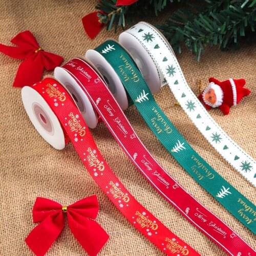 Xinyao 10Yards/roll Gift Packaging Webbing Color Ribbon Printing Pattern Ribbon 2cm Width Webbing for Jewelry Gift Making