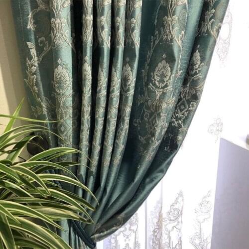 New Style Curtains for Living Dining Room Bedroom Atmospheric European High-precision Jacquard Curtains
