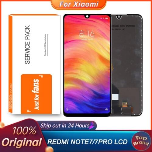 6.3"Original for Xiaomi Redmi Note 7 LCD Display Screen Touch Digitizer Assembly Redmi Note 7 Pro M1901F7G LCD Display 10 Touch