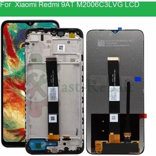 6.53"For Xiaomi Redmi 9AT lcd Touch Screen Digitizer with frame M2006C3LVG FOR Redmi 9AT Lcd display