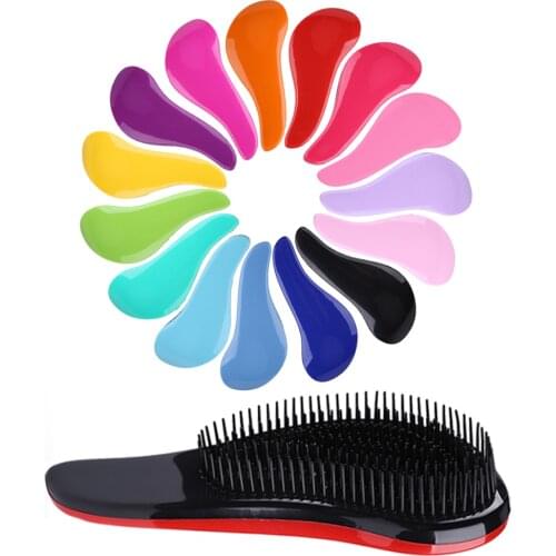 1pcs Hot Magic Handle Comb Anti-static Massage Hair Brush Tangle Detangle Shower Massage Hairbrush Comb Hair Styling Tool