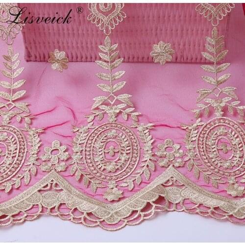 100x135cm French Net Lace Fabric african guipure lace fabric with embroidery mesh tulle net yarn lace fabric diy wedding dress