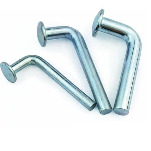 12pcs M4 M5 M6 M7 M8 pins lowel L-type heavy duty shelf latch warehousing insurance locating pin