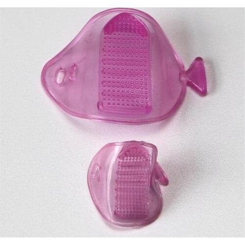 2PCS Set Soft Silicone Scrub Exfoliating Blackhead Remover Facial Brush Pad Face Skin Care Cleaning Wash Cap Face Cleanser Tool