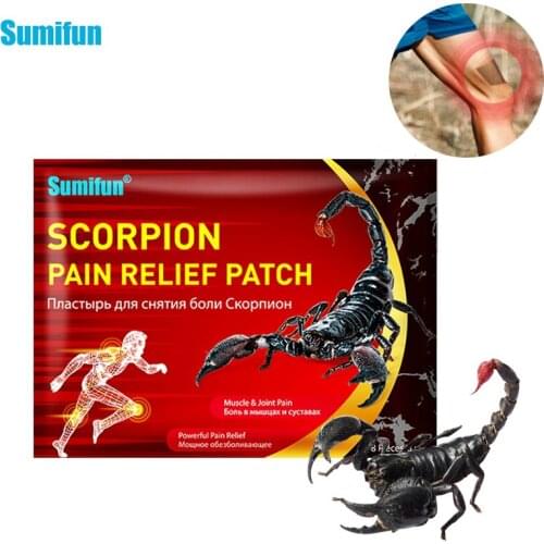 8pcs Scorpion Venom Patches Lumbar Vertebra Plaster Medicated Plaster For Rheumatoid Arthritis Joints Pain Relief Sticker