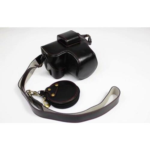 Leather Case Protective Cover For Fujifilm FUJI X-S10 XS10 Camera Bag Shoulder Strap Battery Opening 15-45mm Lens