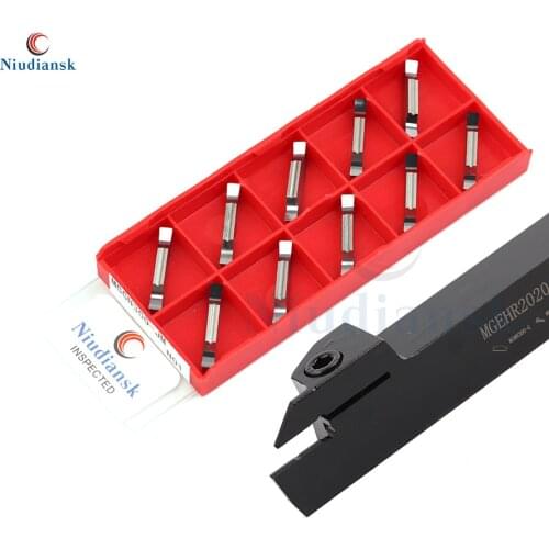 1pc MGEHR2020 MGEHL External Grooving Tool Holder 10pcs MGGN150 MGGN200 MGGN250 MGGN300 MGGN400 Carbide Inserts Cutting Tool Set