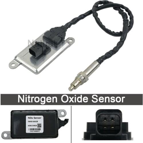 Genuine 5WK9 6642A NOX Sensor Nitrogen Oxygen Sensor For Mercedes-Benz Mercedes Actros Atego Euro 6 Truck 24V A0081539828