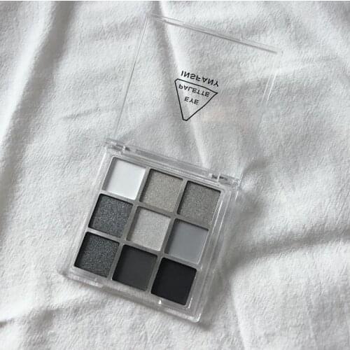 9 Colors Decay City Pearlescent Matte Palette Eye Shadow Gray Eyeshadow Easy To Color Portable Cosmetics Lasting Makeup TSLM1