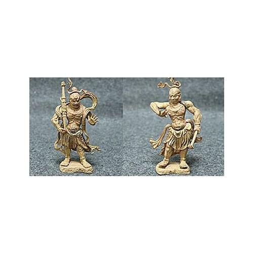 Plastic pvc model figure buddha jingganglishi 2pcs/set