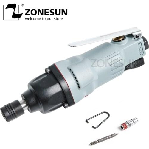 ZONESUN 7228 M6-M8 Bolt Pneumatic Tools Air Tools Air Screwdriver Strong Powerful Tools Double Hammer Impact Wrench Gun Style
