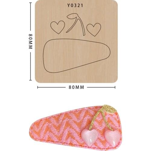 Hand Cutting Leather Tools Mold Decorative Die Cutting Scrapbook Template Hairpin Suitable for Large Shooting Machines