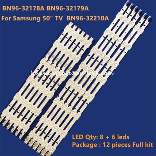 12 PCS LED backlight strip for Samsung UE50HU6900 UN50HU6950F UE50HU7000 BN96-32178A 32179A DUGE-500DCA 500DCB-R3 2014SVS_UHD_50