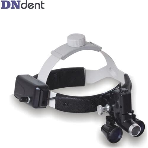 LED Headband Dental Loupes Binocular Magnifier Headlight High Resolution Optical Glass Lens Medical Surgical Cosmetic Surgery