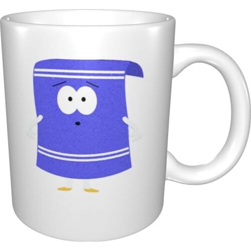 Southpark Towelie No Idea Mug Coffee Cup Coffee Mug Viking Decoration Double Bottom Mug Coffee Bowls