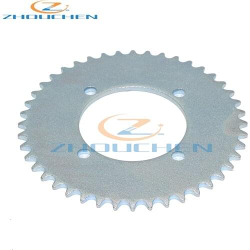 T8F 44T Tooth 54mm Rear Chain Sprocket Silver For Mini Moto ATV Quad Dirt Pit Pocket Bike Parts Moped Scooter