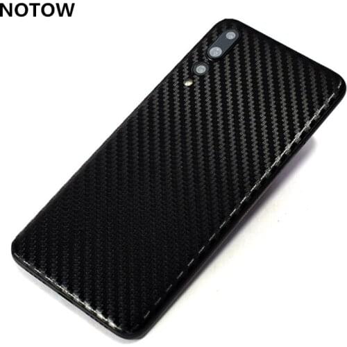 NOTOW Fashion 3D Carbon Fiber Back Paste Protective Film Sticker case For Huawei P20/P20Pro Decorative color film stickers