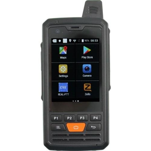 Zello F50 4G radio Large color Display smartphone 4G-P3 POC Walkie Talkie Phone Radio with realptt smartphone T28