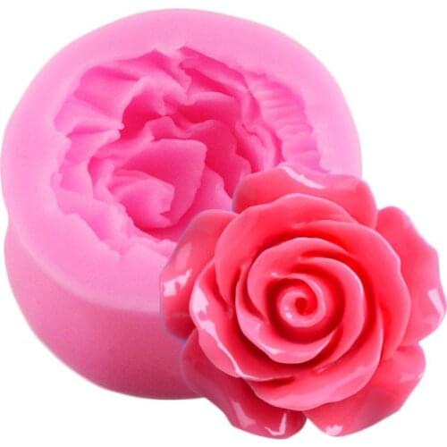 Rose Shape Silicone Cake Mold Silicone Pastry Molds Chocolate Mold Pastry And Bakery Accessories Silicone Molds For Crafts 3D
