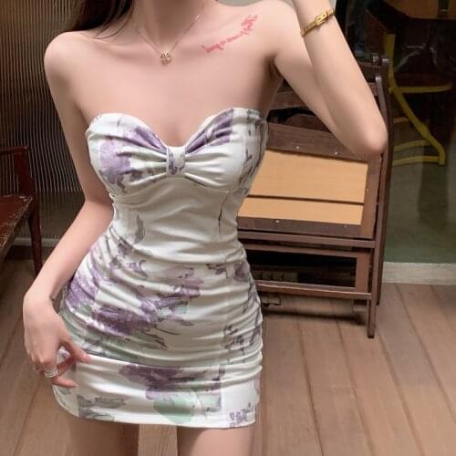 Womens Dresses Japanese Harajuku Vintage Ladies Ulzzang Bow Print Dress Female Korean Kawaii Cute Clothing For Women