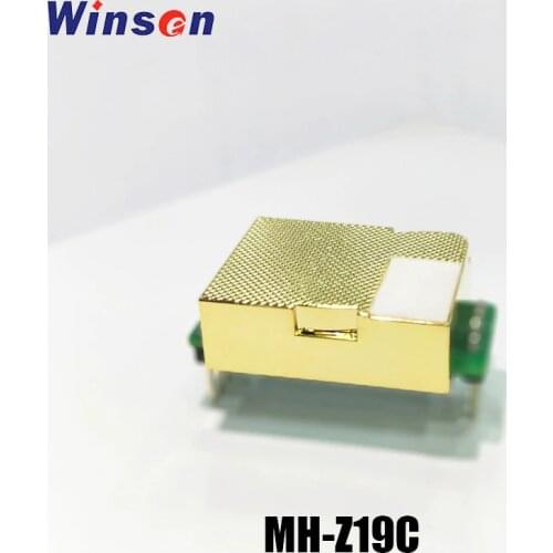 20pcs Winsen MH-Z19C NDIR CO2 Sensor High Sensitivity Low Power Consumption UART PWM Output Long Lifespan Gold Chamber