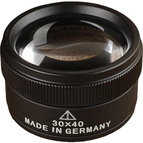 30X Magnification Magnifier For Jewelry Coins Stamps Optical Glass Lens Loupe Jeweler Watch Magnifier Tool Mini Pocket Magnifier